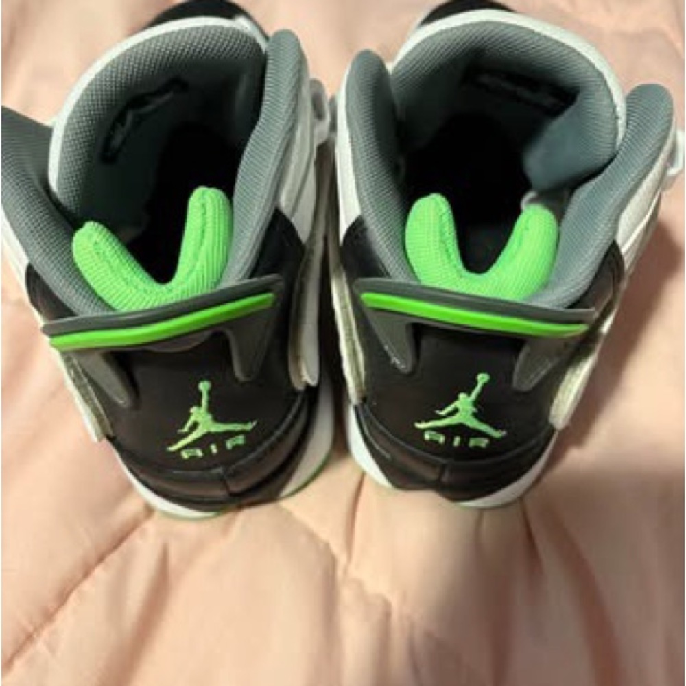 Jordan Air Sneakers - Black and Green